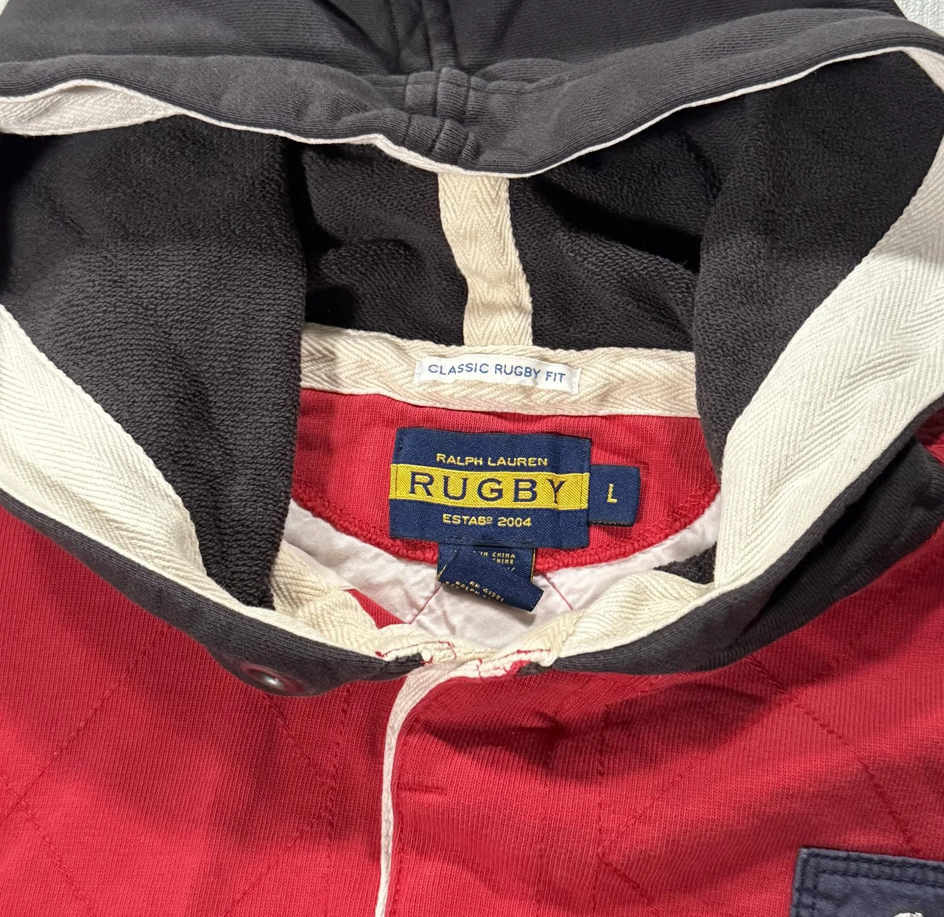Vintage Polo Ralph Lauren Rugby Japan Hoodie (Size L) — RootsBK